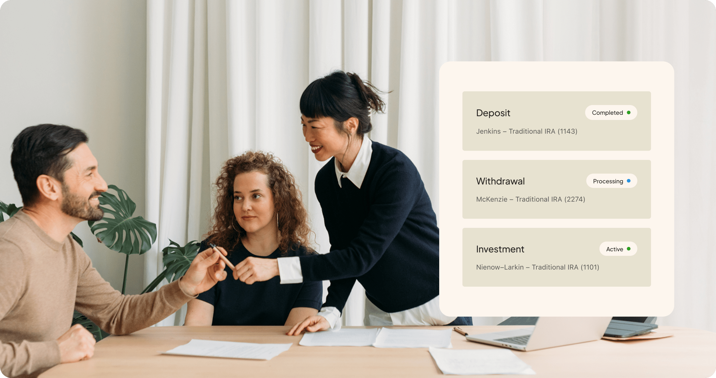 TPA qualified account management workflow