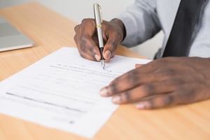 signing contract