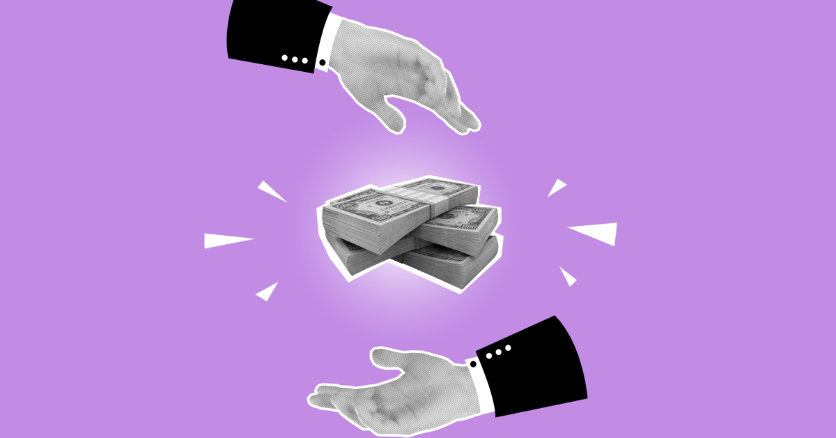Exchanging money 